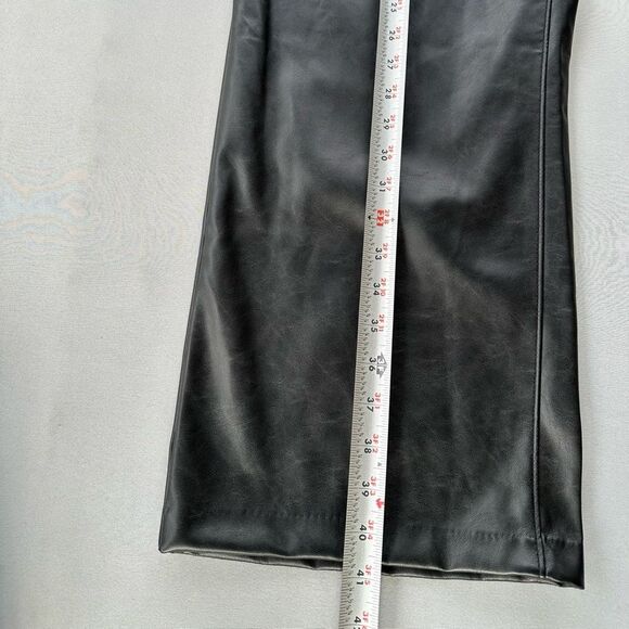 🎉5 for $45🎉 Old navy faux leather pants size 18 Tall black wide leg - Picture 3 of 13